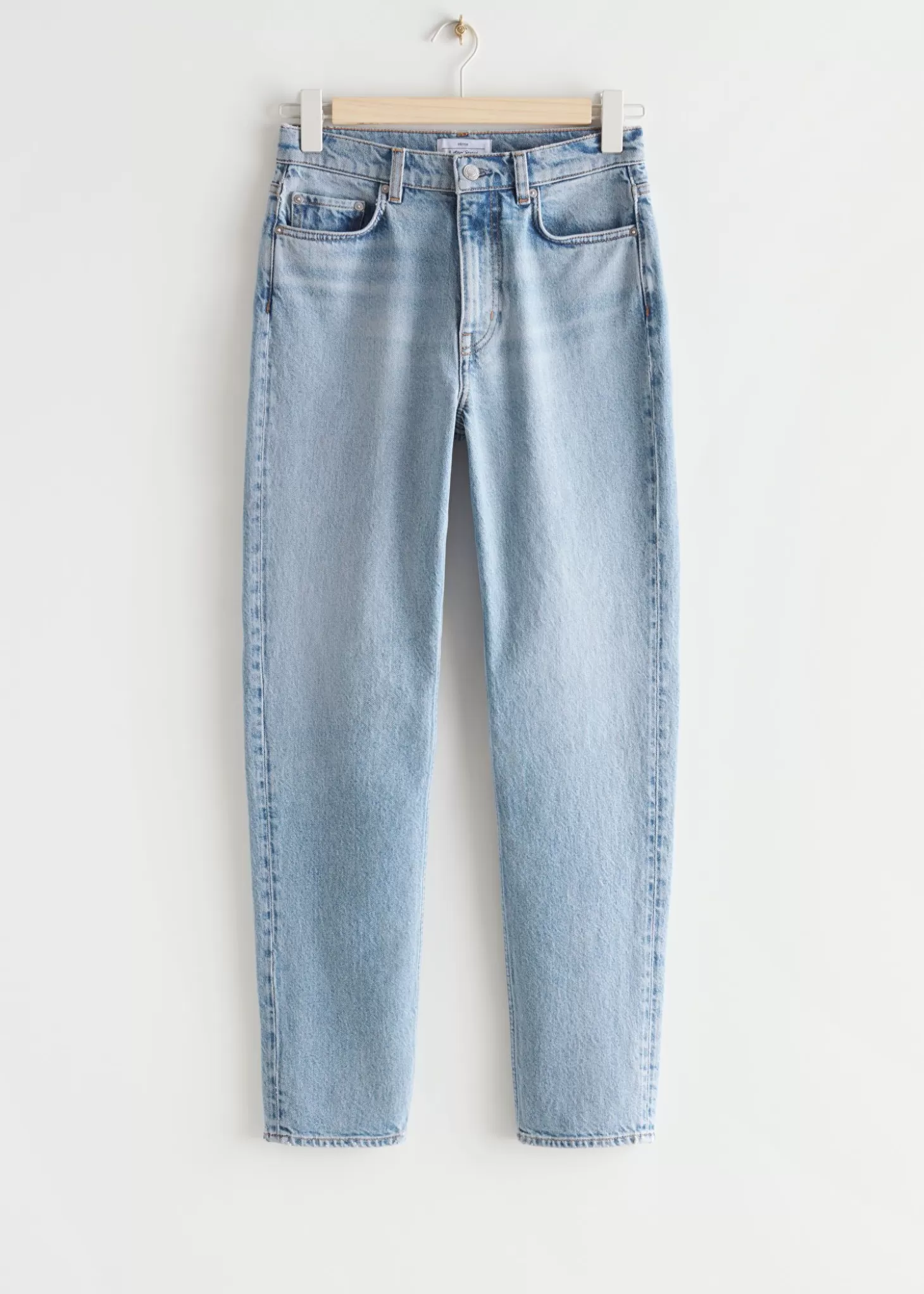 Denim a Strettoio Other Stories – Blu Chiaro con Rifiniture Minimaliste