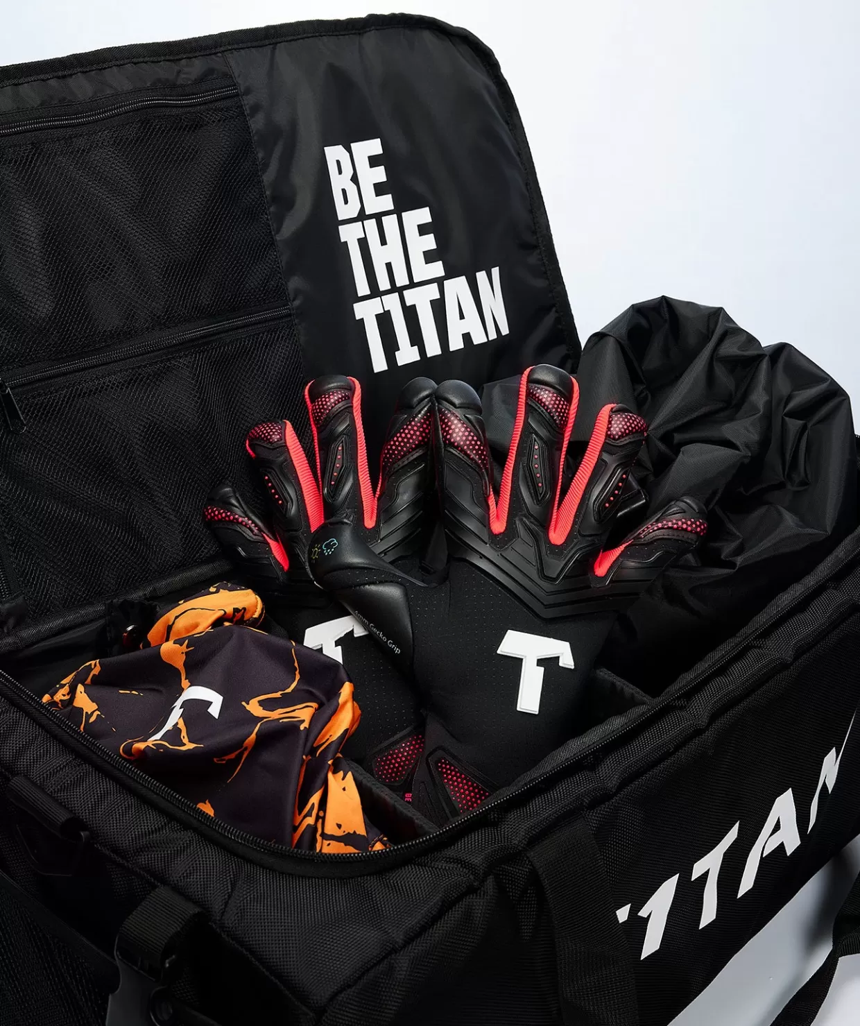 Borsa Multifunzione T1TAN - Sportiva Resistente, Capiente e Impermeabile in Nero Unisex