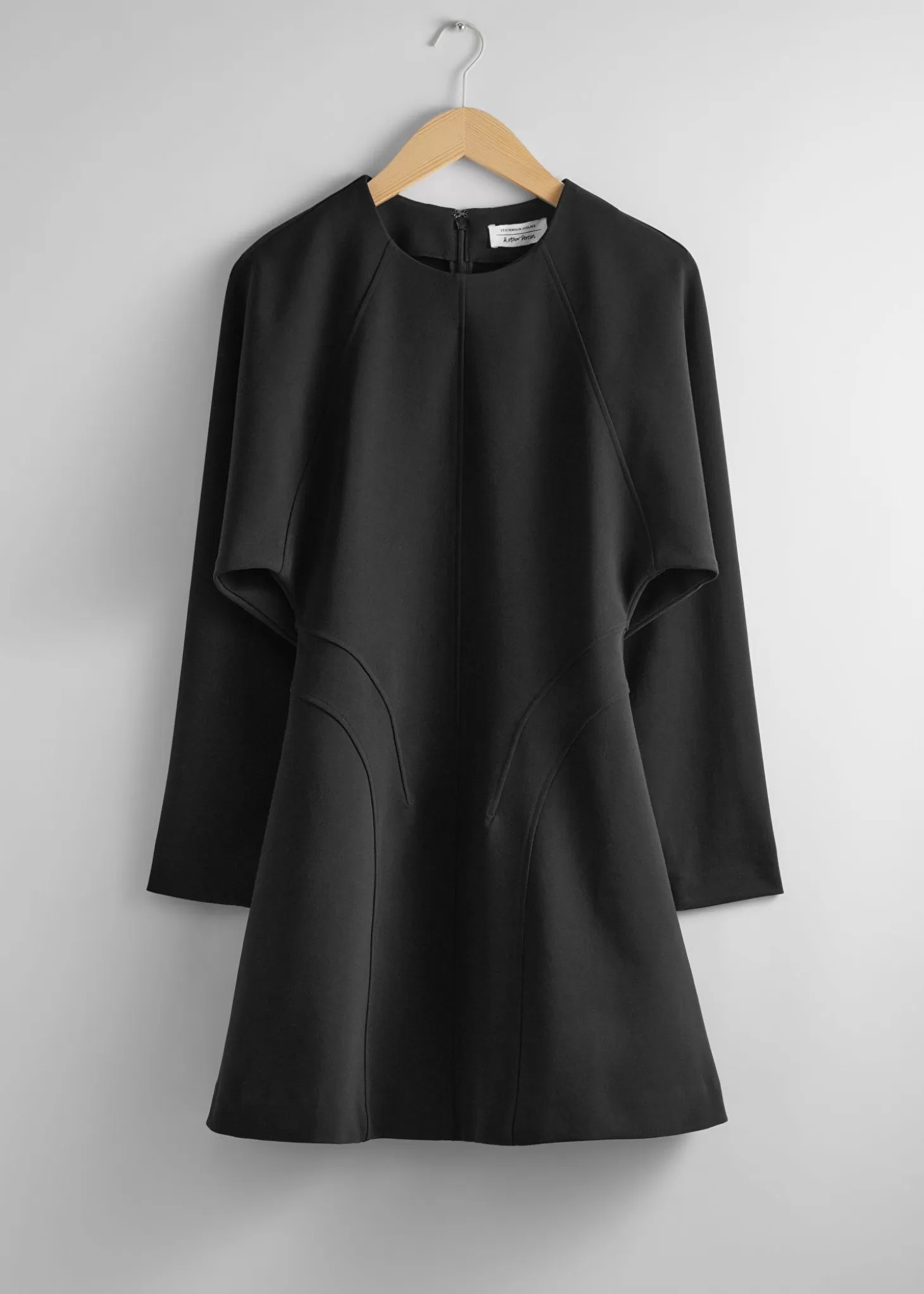 Other Stories Mini Dress con Fodera Allungata - Abito Corto in Nero Assoluto | Edizione Saldi Autunnali