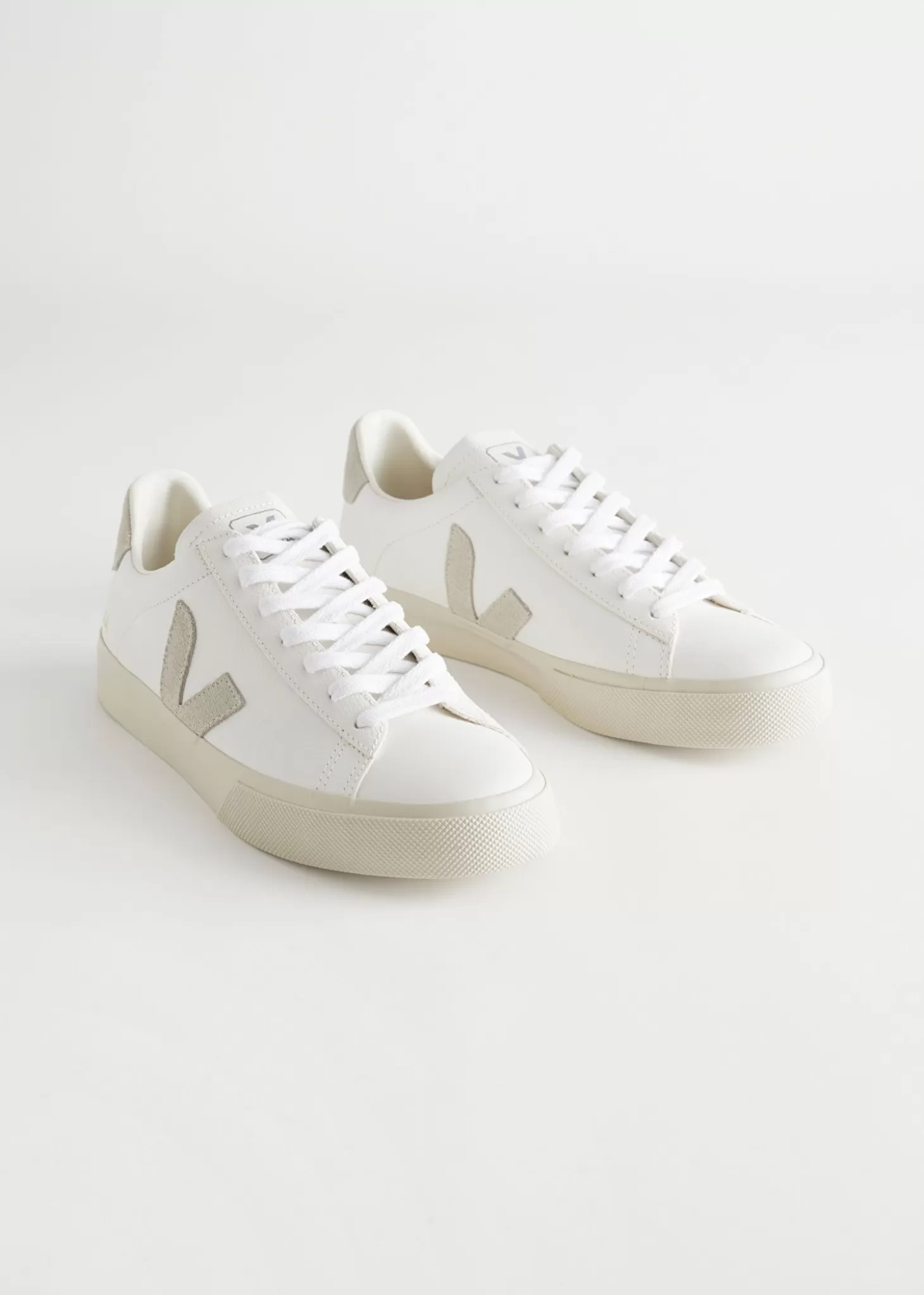 Veja Campo Scarpe da Ginnastica Moderne in Pelle - Sneakers Eleganti Bianco Sabbia per Stile Quotidiano