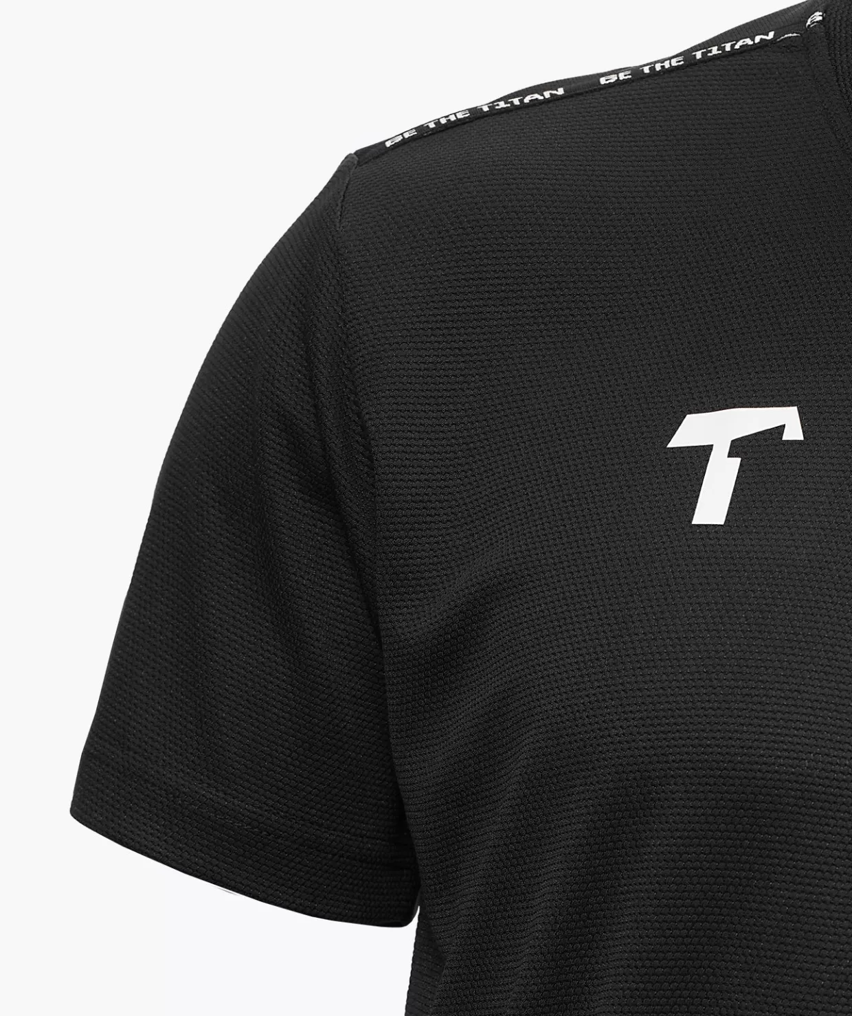 Maglietta Termica T1-TAN per Allenamento - Nero Sportivo con Taglio Aerodinamico