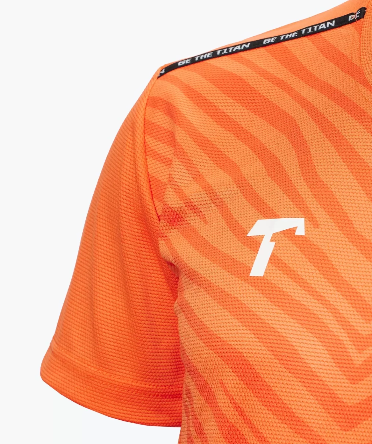 Maglietta Termica T1TAN per Allenamento - Arancione Energetico con Tecnologia Anti-Freddo